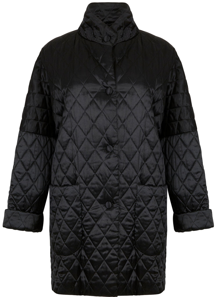 Oliver by Valentino black quilted jacket Size 42IT