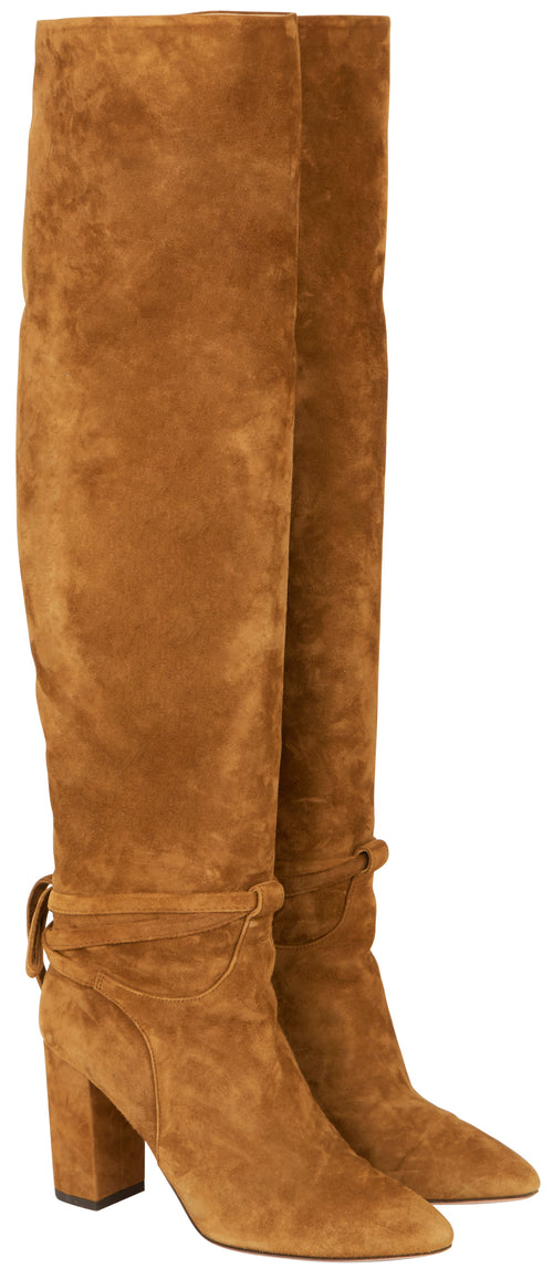 Aquazzura tan suede boots Size 37EU