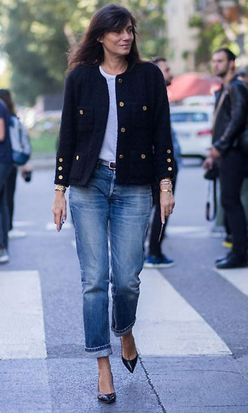 Chanel black jacket Size 6UK