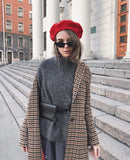 Sonia Rykiel black sequin beret