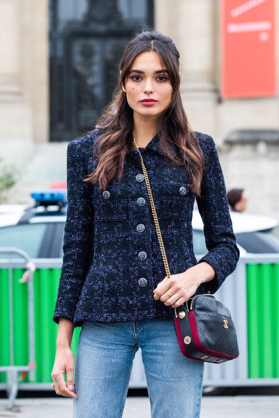 Chanel black jacket Size 6UK