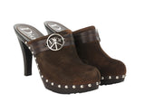Christian Dior platform suede mules Size 6½UK