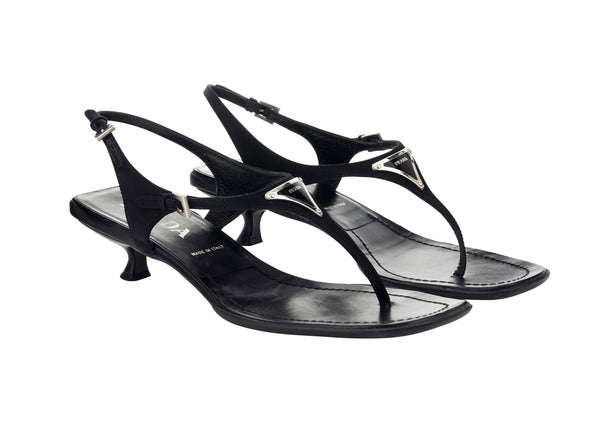 Prada kitten heeled sandals Size 6½UK