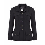 Chanel black jacket Size 6UK