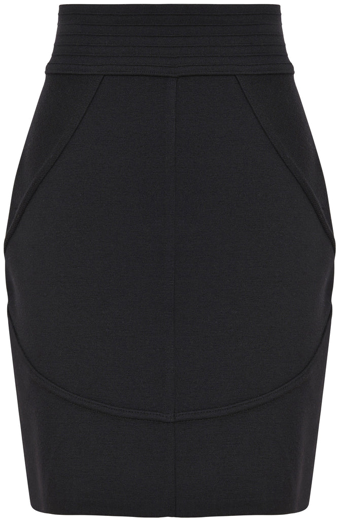 Azzedine Alaia black bodycon skirt Size S