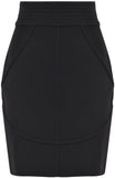 Azzedine Alaia black bodycon skirt Size S