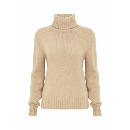 Ralph Lauren navy cashmere polo neck  Size S