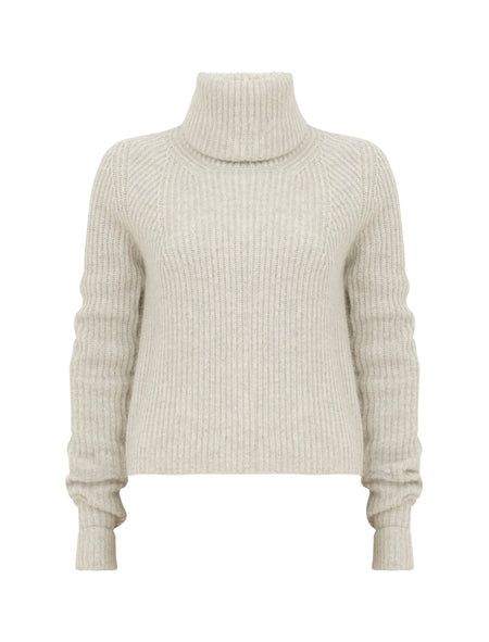 Ralph Lauren navy cashmere polo neck  Size S