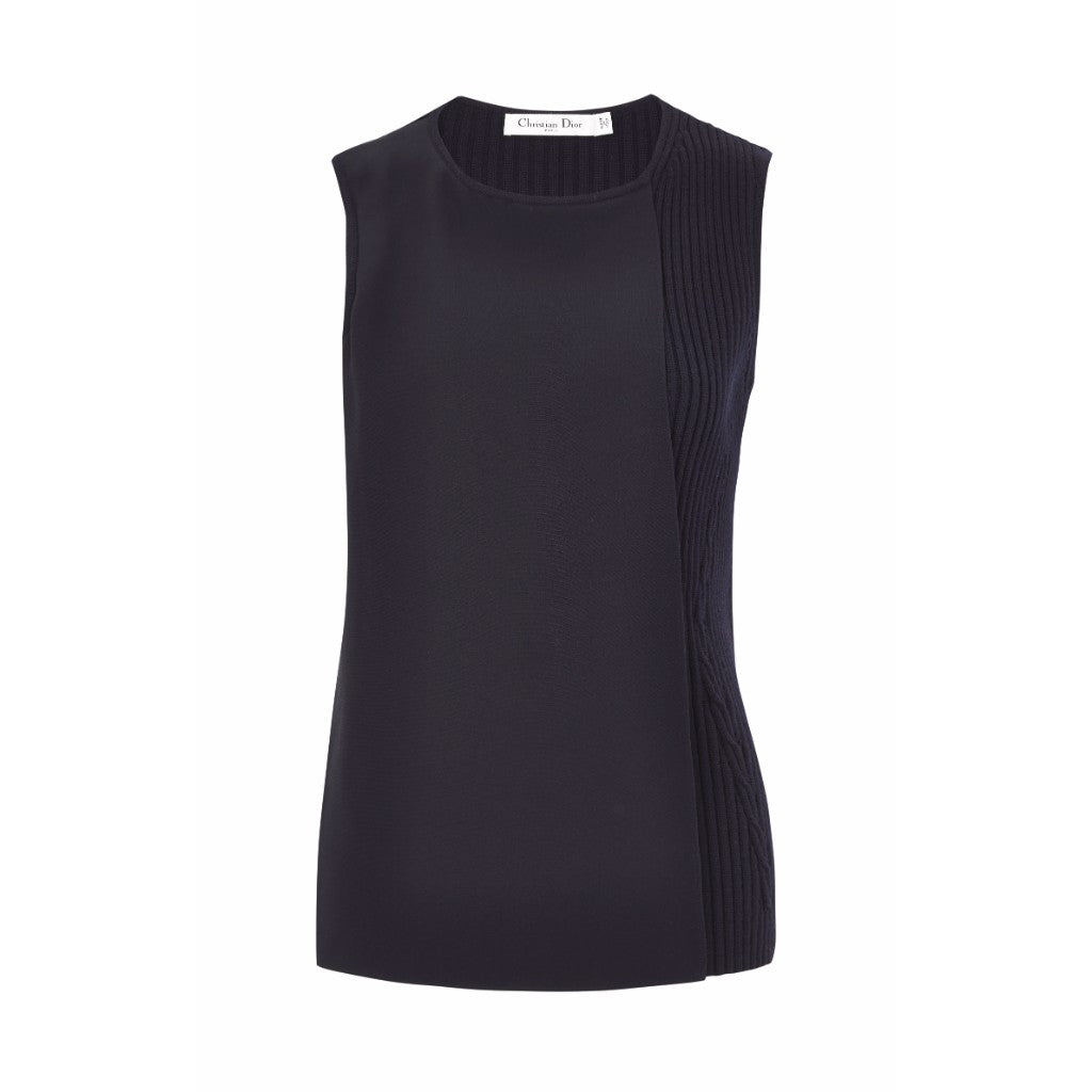 Christian Dior ribbed vest top Size 10UK