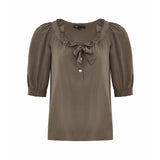 Maje silk blouse Size S