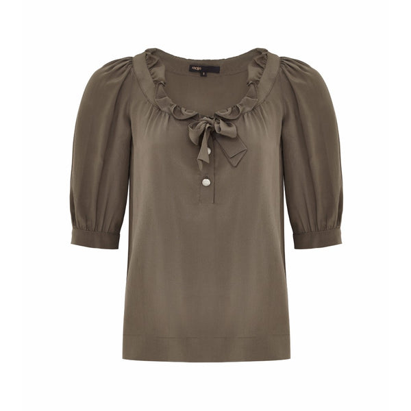 Maje silk blouse Size S