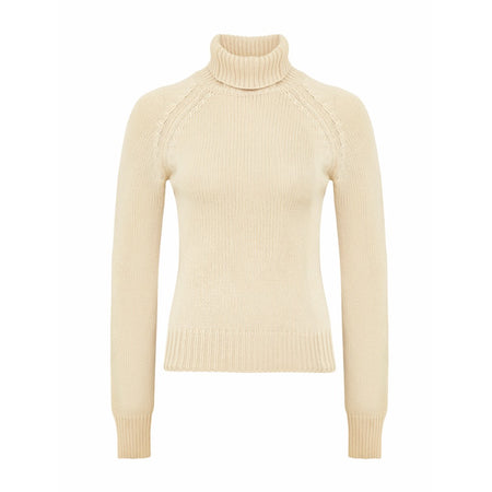 Ralph Lauren navy cashmere polo neck  Size S