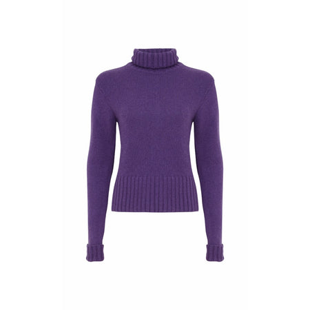 Ralph Lauren navy cashmere polo neck  Size S