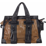 Chloé brown and black tote bag