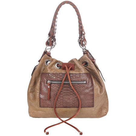 Chanel classic beige 11.12 leather bag