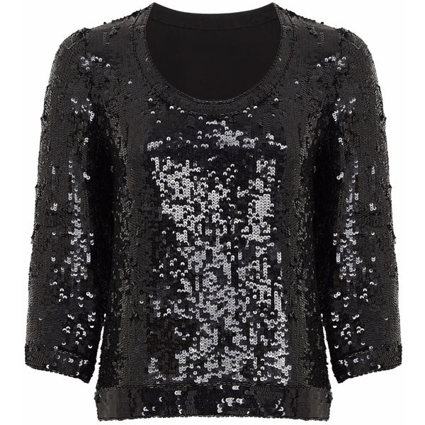 Couture Vintage sequin top Size 8UK