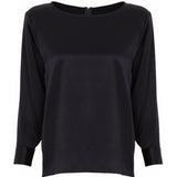 Couture Vintage black silk top Size 10UK