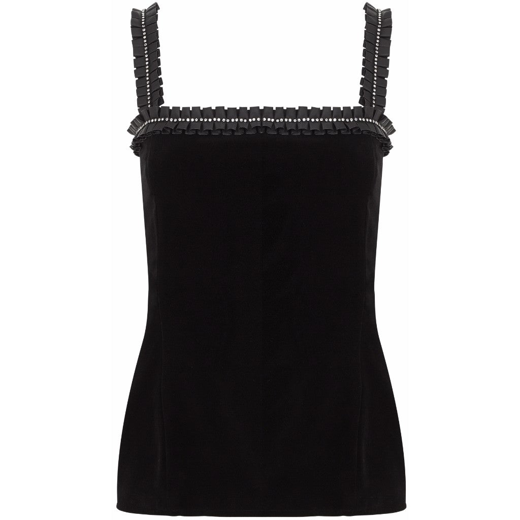 Yves St. Laurent velvet bustier Size 8UK