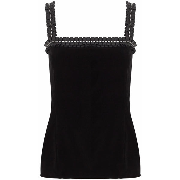 Yves St. Laurent velvet bustier Size 8UK