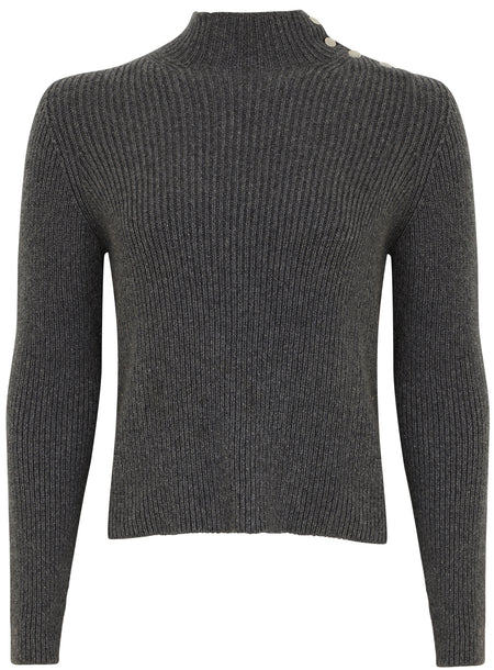 Ralph Lauren navy cashmere polo neck  Size S