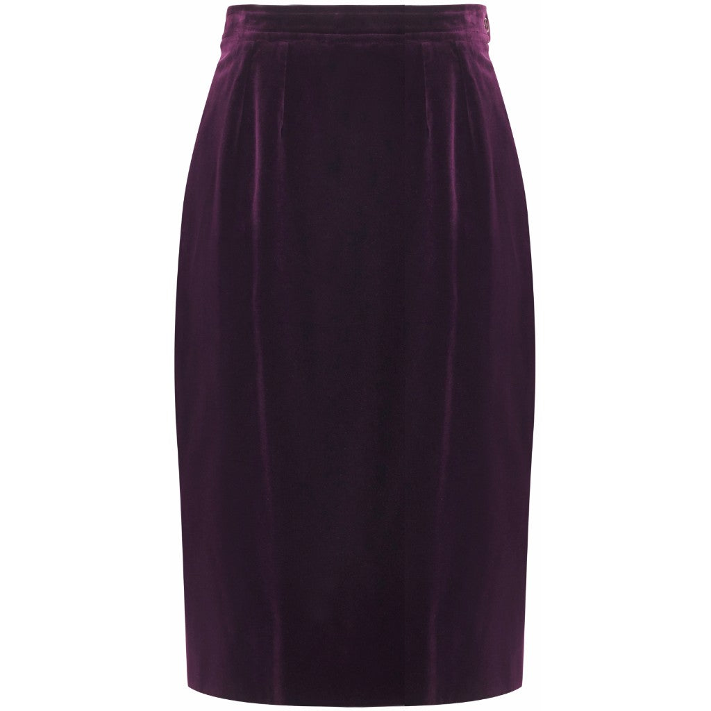 Yves St. Laurent velvet skirt Size 14UK