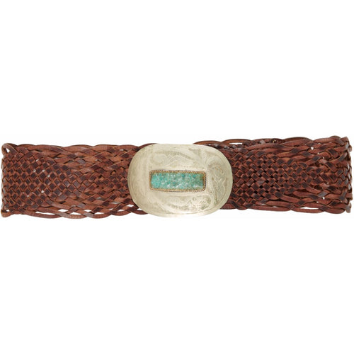Erickson Beamon woven leather belt
