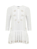 Juliet Dunn embroidered kaftan Size 8UK