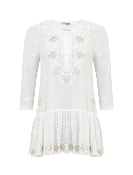 Juliet Dunn embroidered kaftan Size 8UK