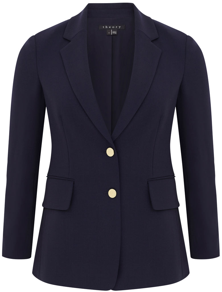 Theory navy wool blazer Size 8UK