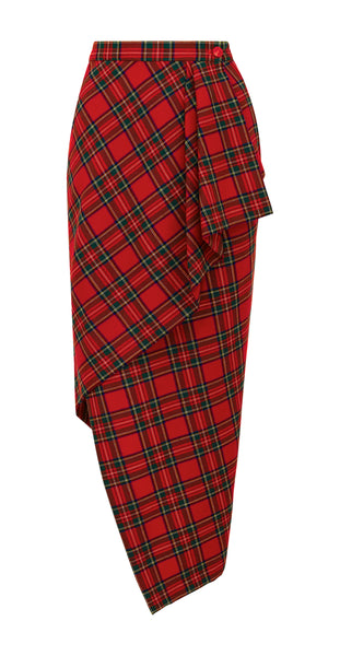 Emanuel Ungaro tartan jacket and wrap skirt Size 10/12UK