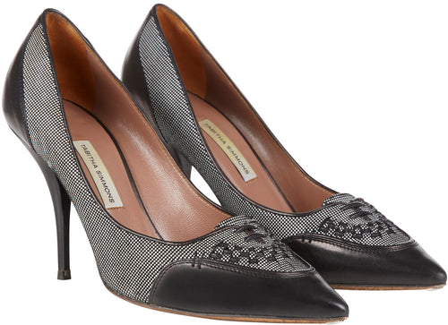 Tabitha Simmons leather court shoes Size 4UK