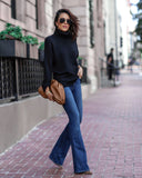 Ralph Lauren navy cashmere polo neck  Size S