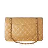 Chanel classic beige 11.12 leather bag