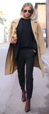 Celine camel cashmere coat Size 10UK