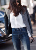 Stella McCartney grey blazer Size 8UK