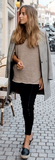 Anya Hindmarch taupe leather tote bag
