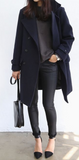 Stella McCartney navy swing coat Size 8UK