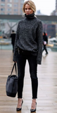Chloé large leather tote bag