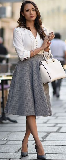 Paule Ka grey skirt Size 8UK