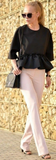 Prada pleated cotton top Size 8UK