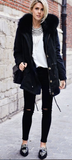 Prada hooded black parka Size 10UK