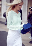 Theory silk blouse Size 8UK
