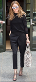 Prada black tailored trousers Size 8UK