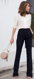 Prada black tailored trousers Size 8UK