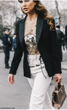 Yves St Laurent embellished sweater Size 12UK