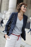 Yves St. Laurent navy jacket Size 8UK