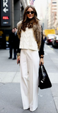 Vince ivory trousers Size 8UK