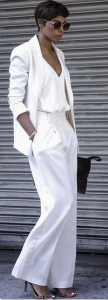 Vince ivory trousers Size 8UK