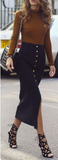 Prada midnight blue wool skirt Size 8UK