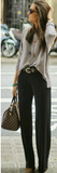 Anya Hindmarch taupe leather tote bag